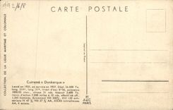 VINTAGE POSTCARD Bateau Armours Dunkirk Haffner