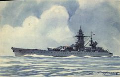 CPA Bateau Cuirasse Richelieu Haffner