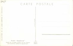 CPA Bateau Haffner Yacht Encalmine Ketch de croisiere
