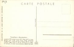 CPA Bateau Haffner Torpilleur Bombarde