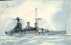 CPA Bateau Haffner Cuirasse Provence