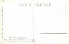 VINTAGE POSTCARD Pilot Haffner Boat and Three Goelette Chechmates