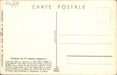 CPA Bateau Haffner Croiseur de 1ere classe Algerie 