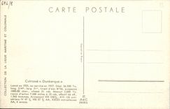 CPA Bateau Haffner Cuirasse Dunkerque