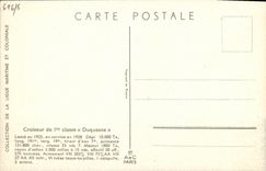 CPA Bateau Haffner Croiseur de lere classe Duquesne