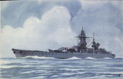 CPA Bateau Haffner Cuirasse Richelieu