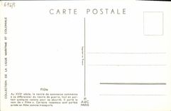 VINTAGE POSTCARD Boat Haffner Flute