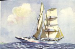 CPA Bateau Haffner Brick goelette 