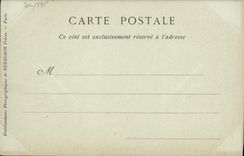 Vivienda y monumento Gambetta de Jardies de la POSTAL de la VENDIMIA separado