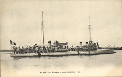 VINTAGE POSTCARD Yatagan sloop destroyer Boat