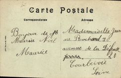 VINTAGE POSTCARD Boat Navy Trident Against destroyer