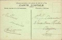 VINTAGE POSTCARD Boat French Marine the Destroyer Jackal