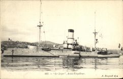 CPA Bateau Le Leger Aviso Torpilleur