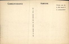 VINTAGE POSTCARD Bateau Navy Against Destroyer Teaches Russet-red