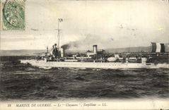 CPA Bateau Marine de Guerre Le Claymore Torpilleur 