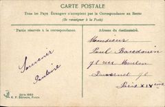 VINTAGE POSTCARD Boat Saint Louis Boat of squadron