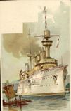 CPA Bateau Guerre