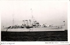 VINTAGE POSTCARD Boat HMS London