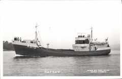 VINTAGE POSTCARD Gapeau Boat