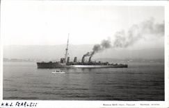 VINTAGE POSTCARD Boat HMS Fearless
