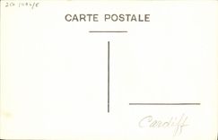 VINTAGE POSTCARD Boat HMS Cardiff