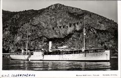 VINTAGE POSTCARD Boat HMS Crisanthemum