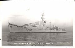 VINTAGE POSTCARD Fast Boat Escort ship the Lorraine one
