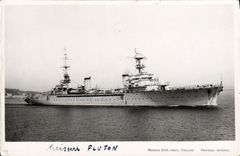 VINTAGE POSTCARD Boat Pluto Cruiser