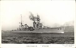 VINTAGE POSTCARD Boat Foch Cruiser