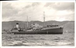 VINTAGE POSTCARD Oil Boat Elorn