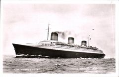 CPA Bateau Paquebot Normandie