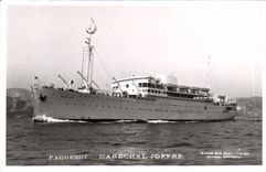 CPA Bateau Paquebot Marechal Joffre