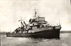 VINTAGE POSTCARD Bateau Summons