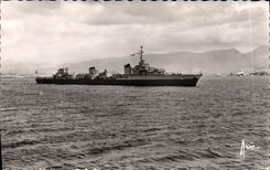 VINTAGE POSTCARD Boat the Terrible Fast Escort ship