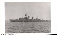 VINTAGE POSTCARD Boat HMS Vindictive