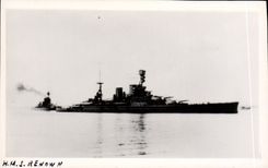 VINTAGE POSTCARD Boat HMS Renown