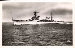 VINTAGE POSTCARD Bateau Dimensions Azure Colbert Cruiser