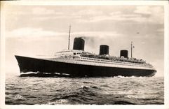 CPA Bateau Le Paquebot Normandie 