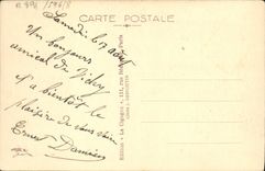 Vapor de Normandía del barco de la POSTAL de la VENDIMIA de los Transatlantic General Company la marioneta de los niños a las primeras clases