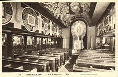 CPA Bateau Interieur du Paquebot Normandie La Chapelle