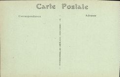 Vapor Francia de Le Havre del barco de la POSTAL de la VENDIMIA de la galería transatlántica de General Company que lleva a la sala de estar grande Louis XIV