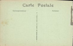 Vapor Francia de Le Havre del barco de la POSTAL de la VENDIMIA de los Transatlantic General Company el pasillo grande