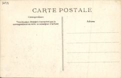 VINTAGE POSTCARD Bateau Catastrophe of Pluviose Plviose in the port has low tide