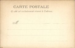 VINTAGE POSTCARD Boat French Navy Gymnote Destroyer submarine