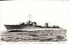 CPA Bateau Contre Torpilleur L'indomptable