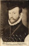 VINTAGE POSTCARD French School Portrait of Chrestien De Savigny one of the lieutenants of the Duke of Mayenne Museum of Louvre Paris