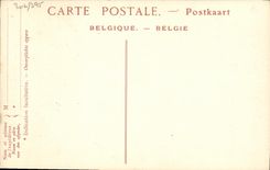 VINTAGE POSTCARD Brussels Palate Of Beautiful arts Charles Theodore Voter of Bavaria