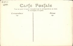 VINTAGE POSTCARD History Of the Costume of Louis XVI with the Second Empire Time of the Revolution 1789