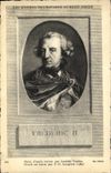 VINTAGE POSTCARD Frederic II King de Prusse Painted according to Nature By Amedee Vanloo