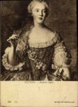 VINTAGE POSTCARD Nattier Mrs Sophie Museum of Versailles